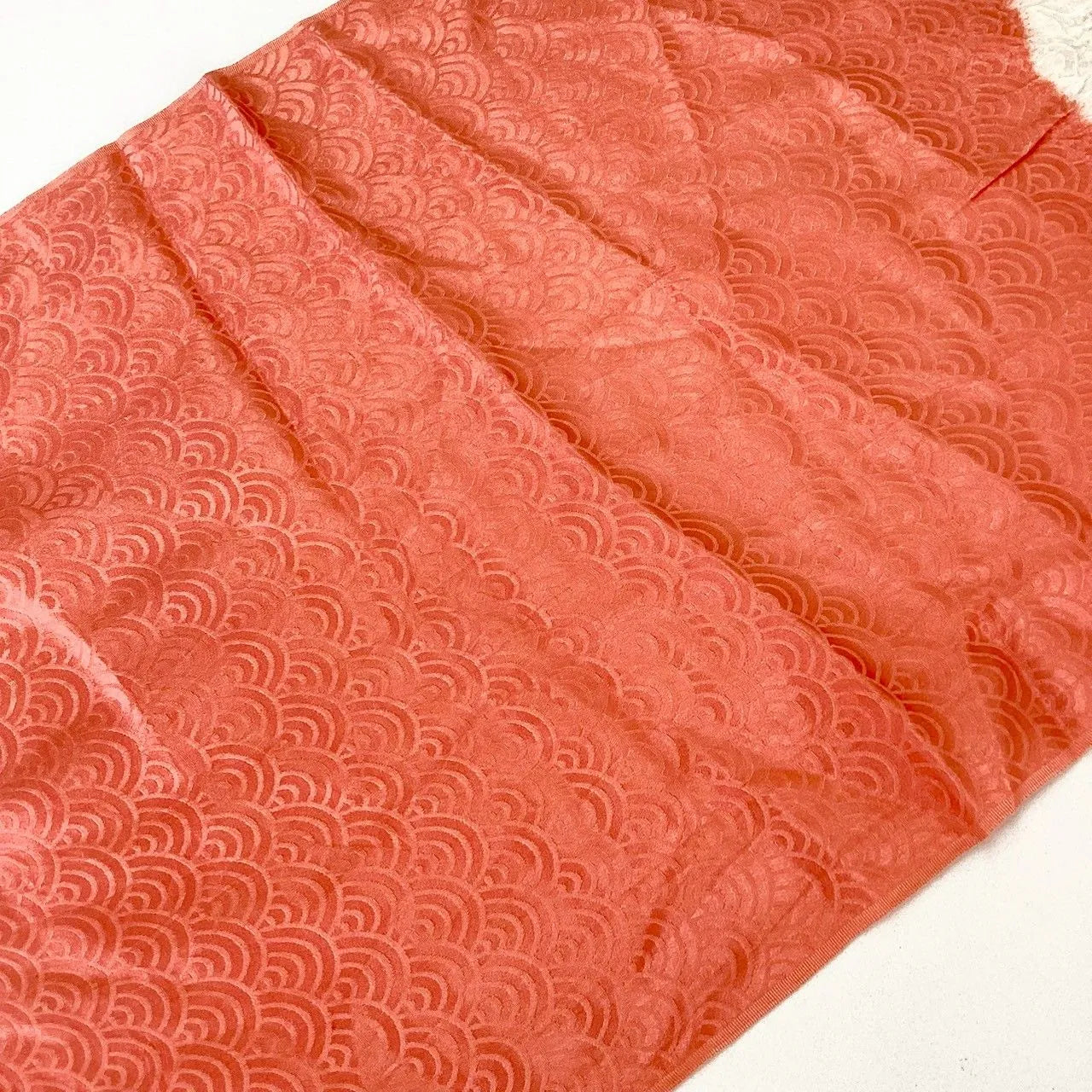 5853# Japanese Kimono Accessory Obiage and Obijime 2-piece Set Silk Shibori