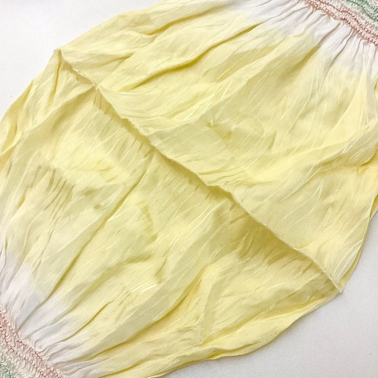 5854# Japanese Kimono Accessory Obiage and Obijime 2-piece Set Silk Shibori