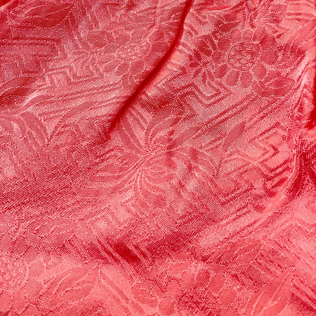 5858# Japanese Kimono Accessory Obiage and Obijime 2-piece Set Silk Shibori