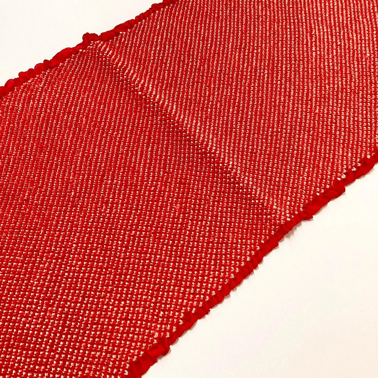 5859# Japanese Kimono Accessory Obiage and Obijime 2-piece Set Silk Shibori