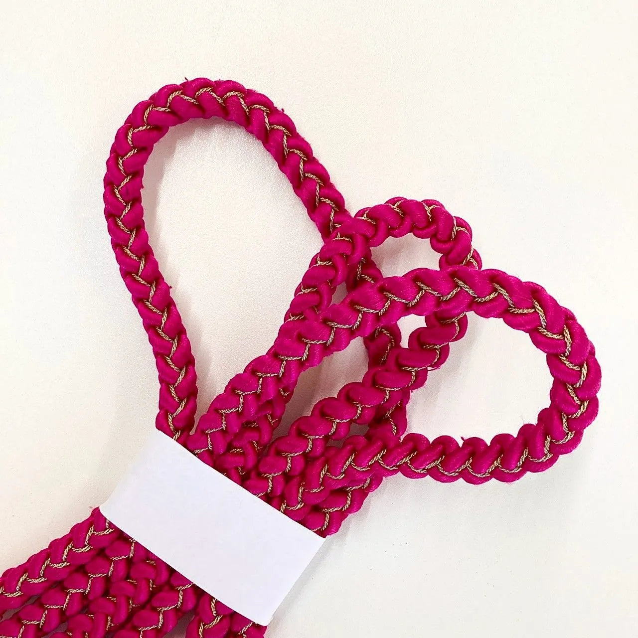 5867# Japanese Kimono Accessory Obiage and Obijime 2-piece Set Silk Shibori