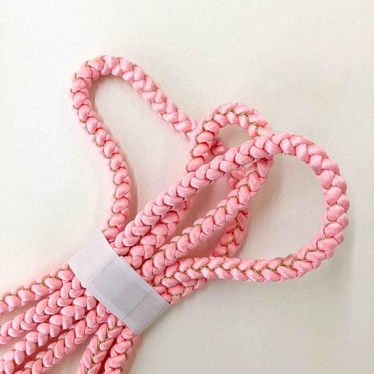 5876# Japanese Kimono Accessory Obiage and Obijime 2-piece Set Silk Shibori