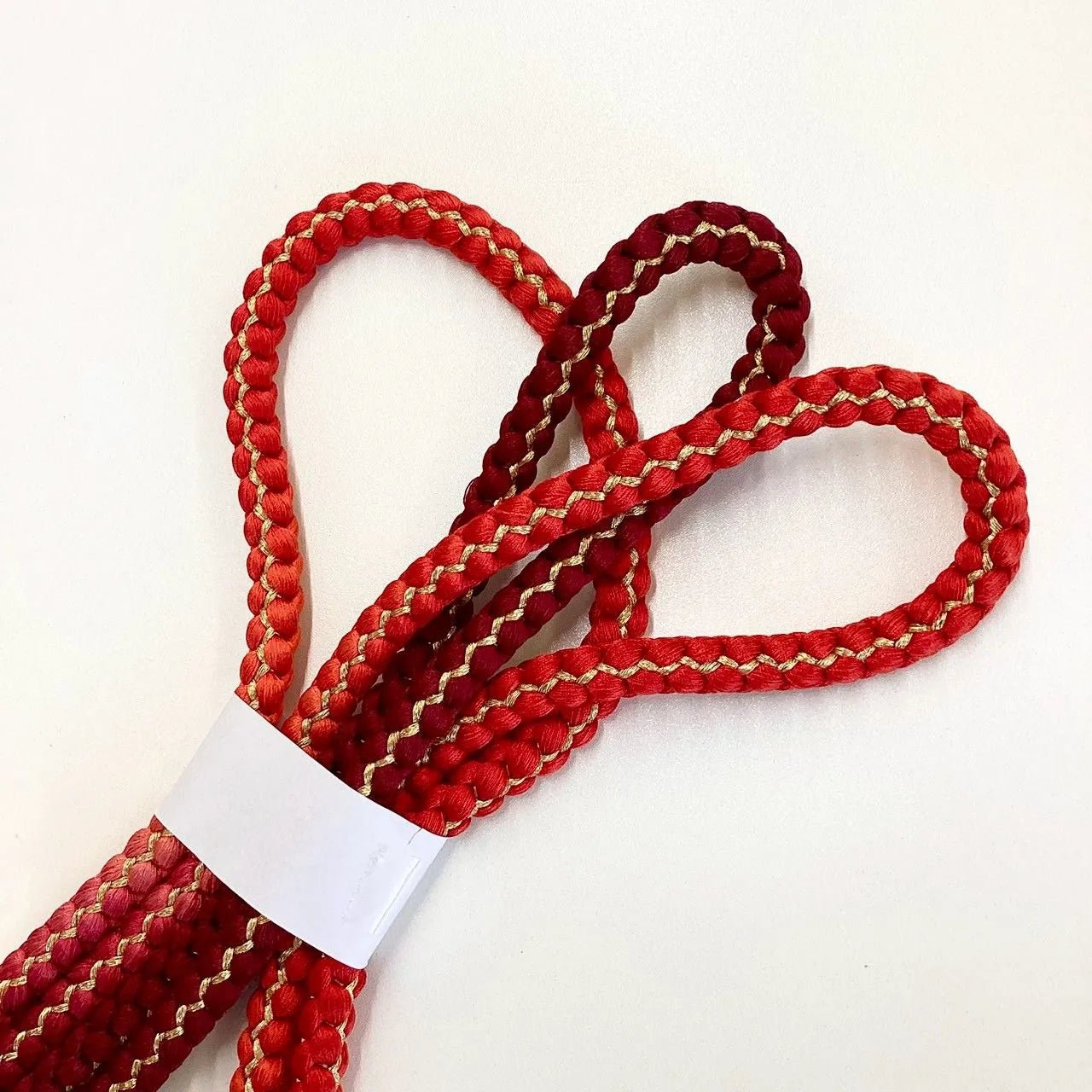 5878# Japanese Kimono Accessory Obiage and Obijime 2-piece Set Silk Shibori