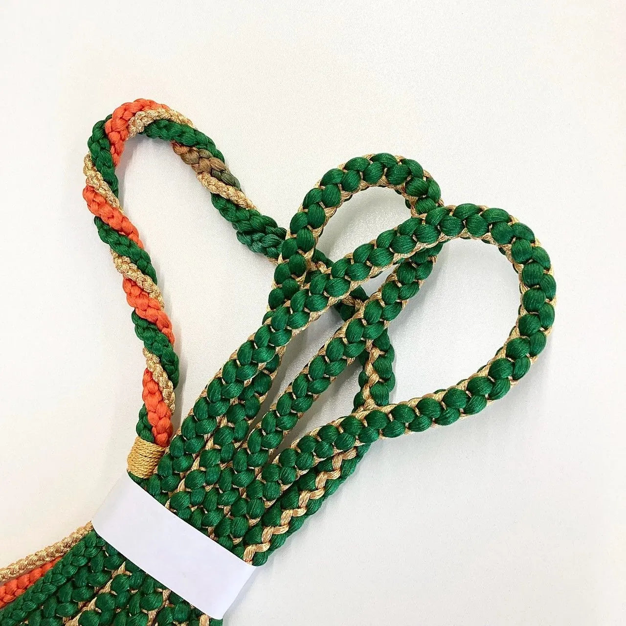 5879# Japanese Kimono Accessory Obiage and Obijime 2-piece Set Silk Shibori