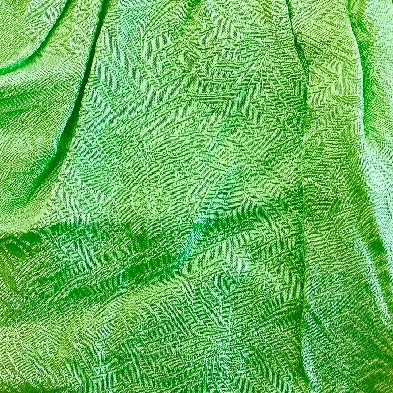 5882# Japanese Kimono Accessory Obiage and Obijime 2-piece Set Silk Shibori