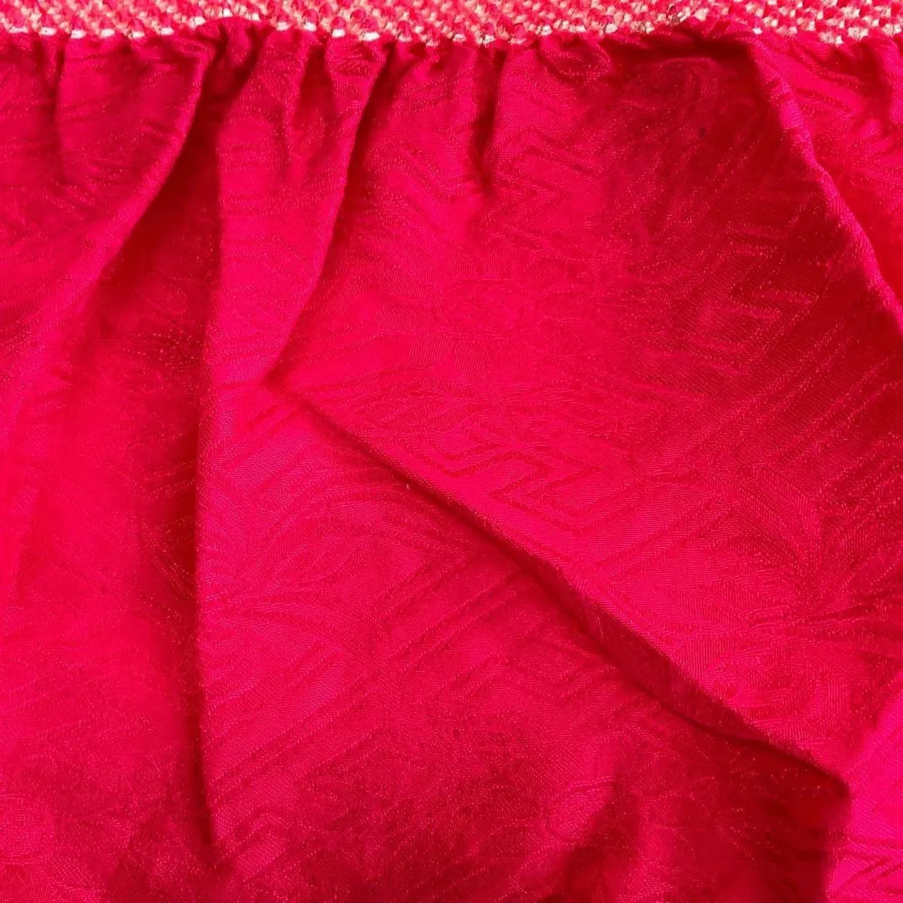 5869# Japanese Kimono Accessory Obiage and Obijime 2-piece Set Silk Shibori