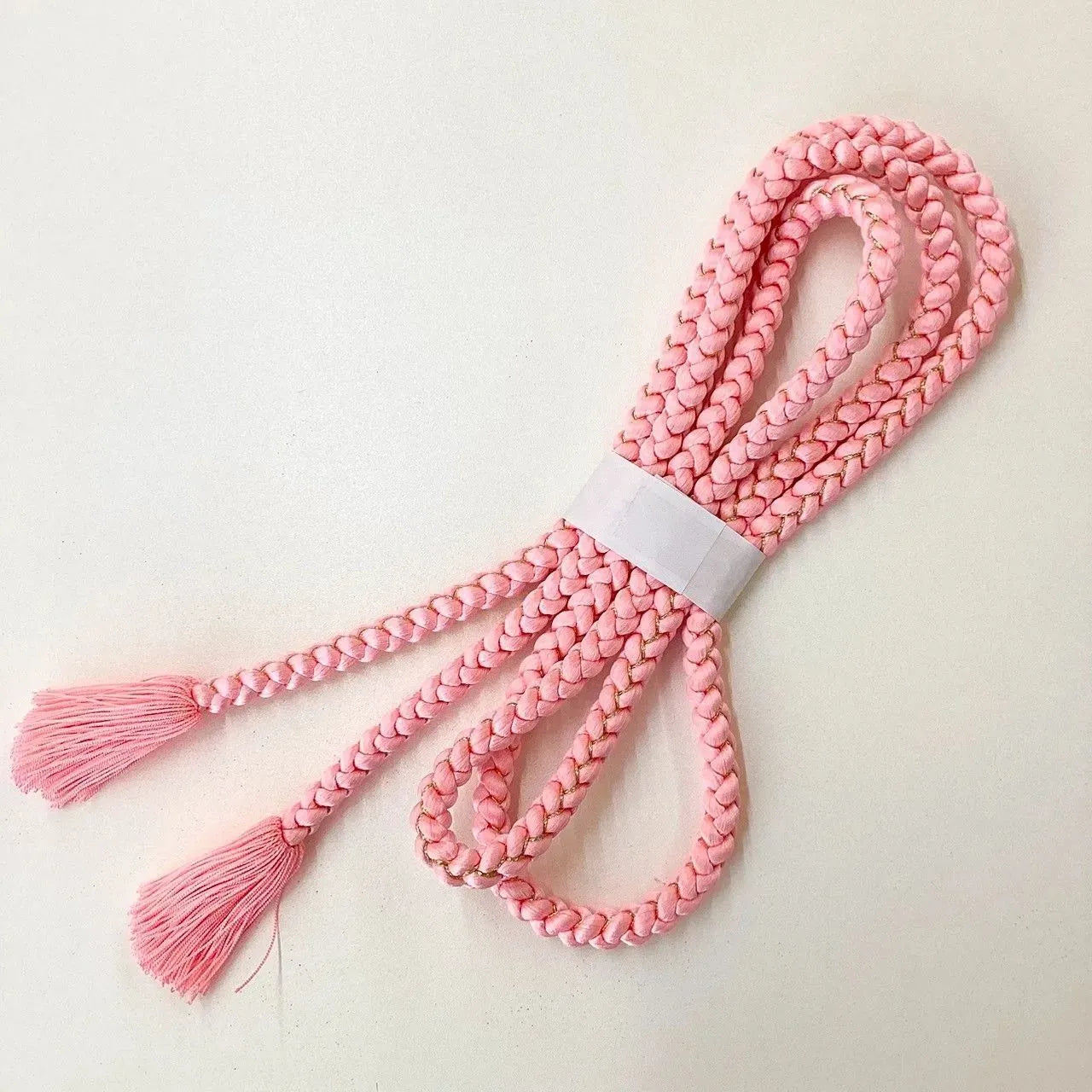 5876# Japanese Kimono Accessory Obiage and Obijime 2-piece Set Silk Shibori