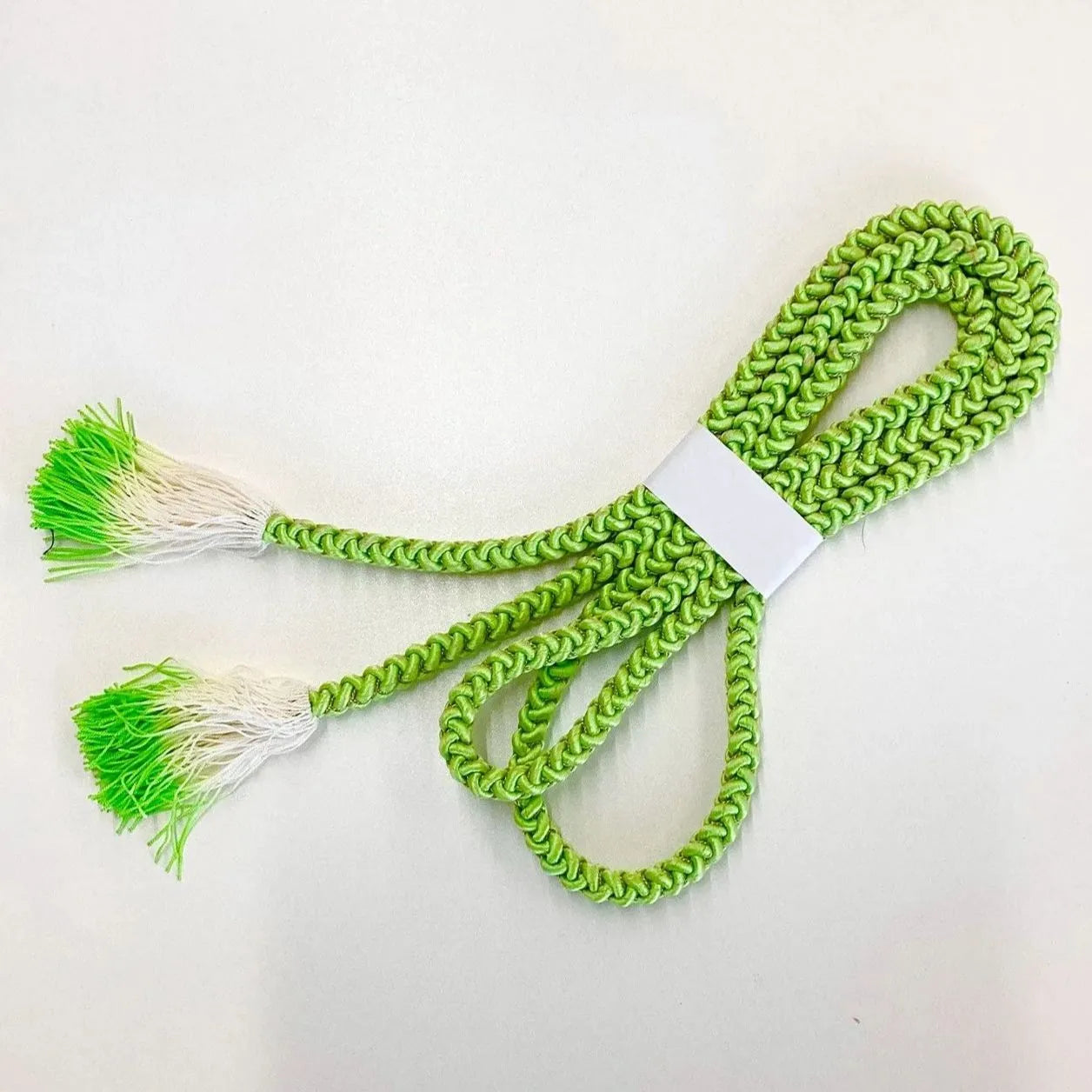 5877# Japanese Kimono Accessory Obiage and Obijime 2-piece Set Silk Shibori