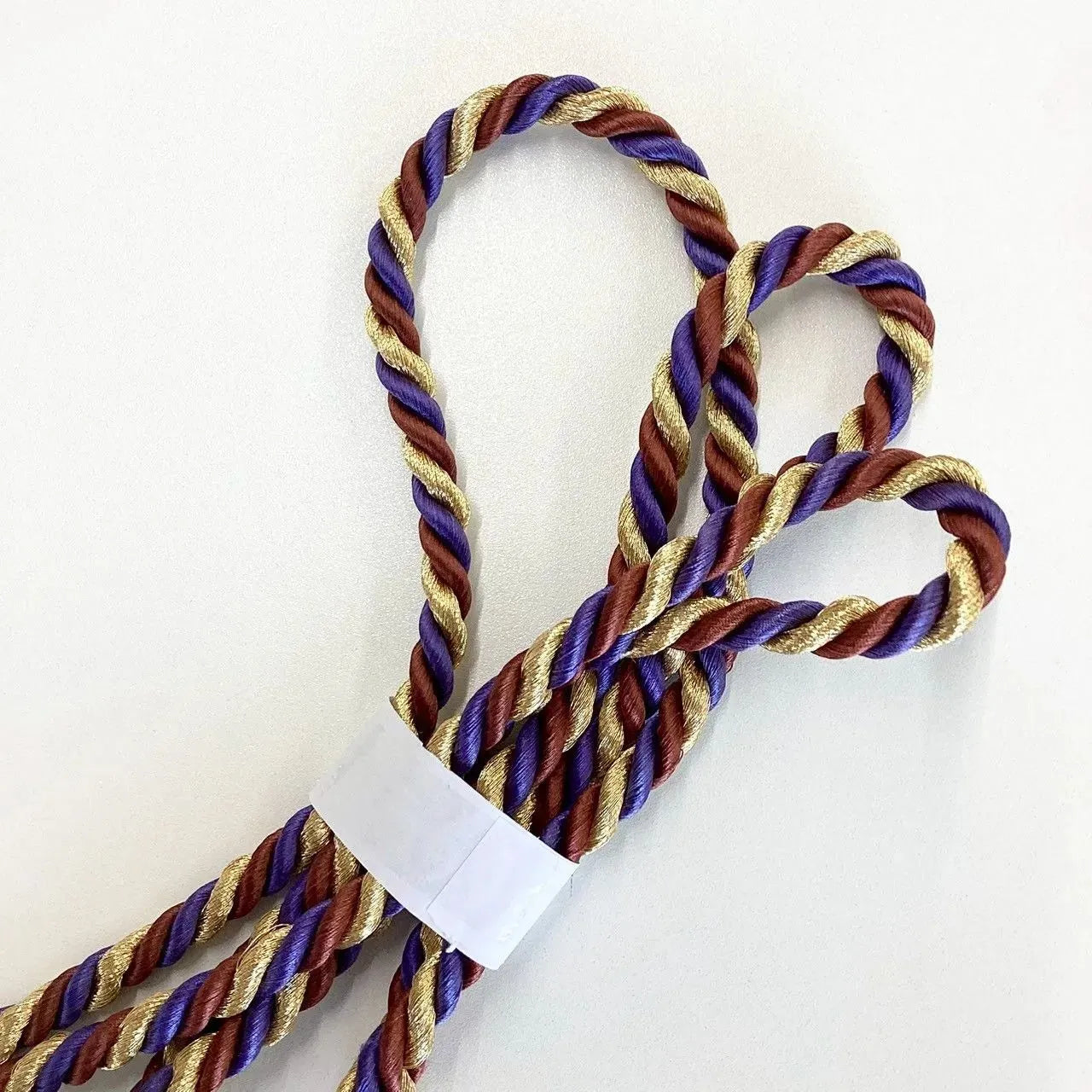 5883# Japanese Kimono Accessory Obiage and Obijime 2-piece Set Silk Shibori