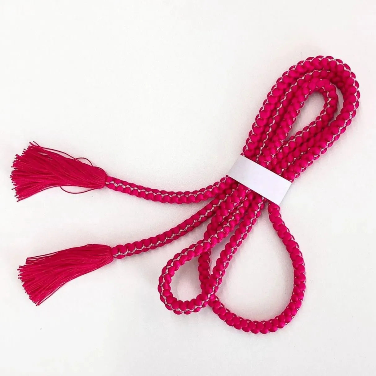 5885# Japanese Kimono Accessory Obiage and Obijime 2-piece Set Silk Shibori