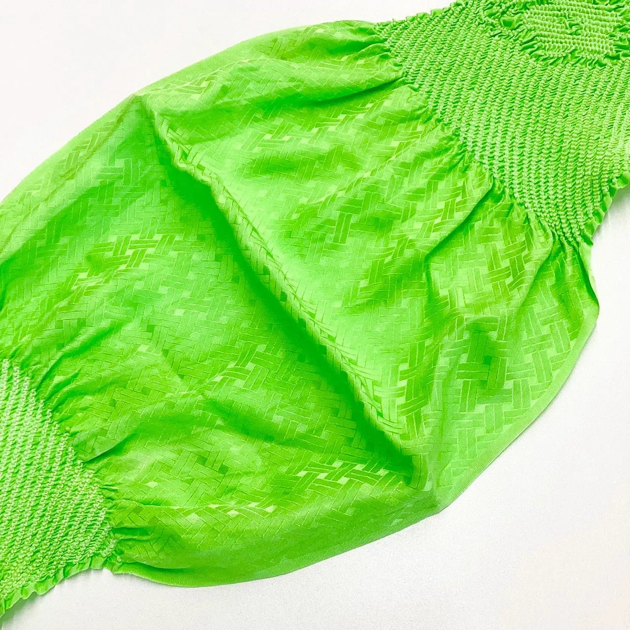 5892# Japanese Kimono Accessory Obiage and Obijime 2-piece Set Silk Shibori