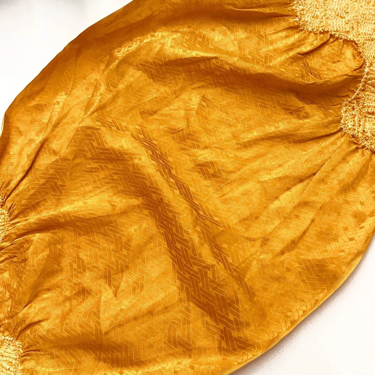 5914# Japanese Kimono Accessory Obiage and Obijime 2-piece Set Silk Shibori