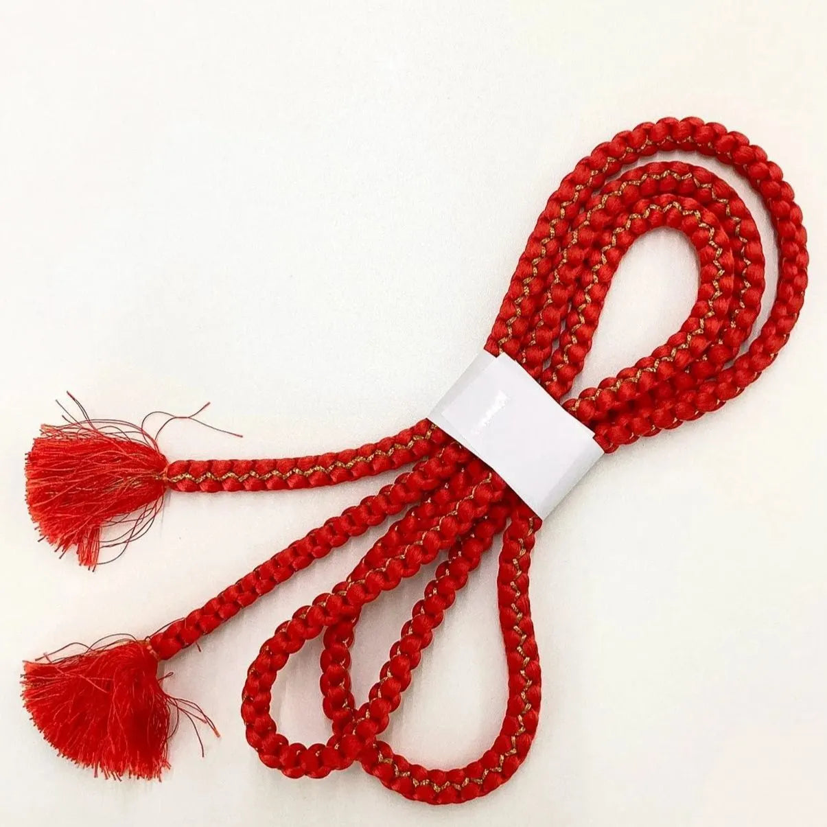 5904# Japanese Kimono Accessory Obiage and Obijime 2-piece Set Silk Shibori