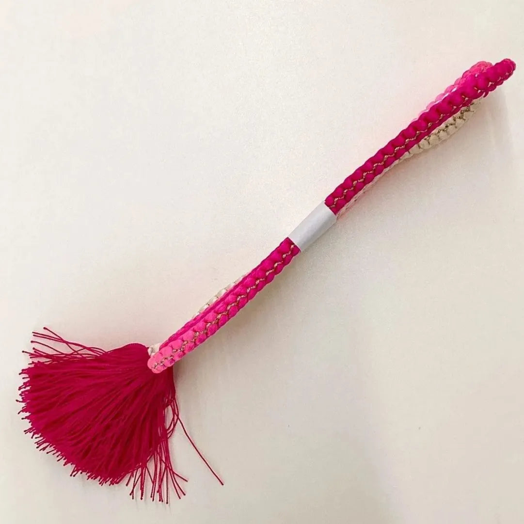 5912# Japanese Kimono Accessory Obiage and Obijime 2-piece Set Silk Shibori