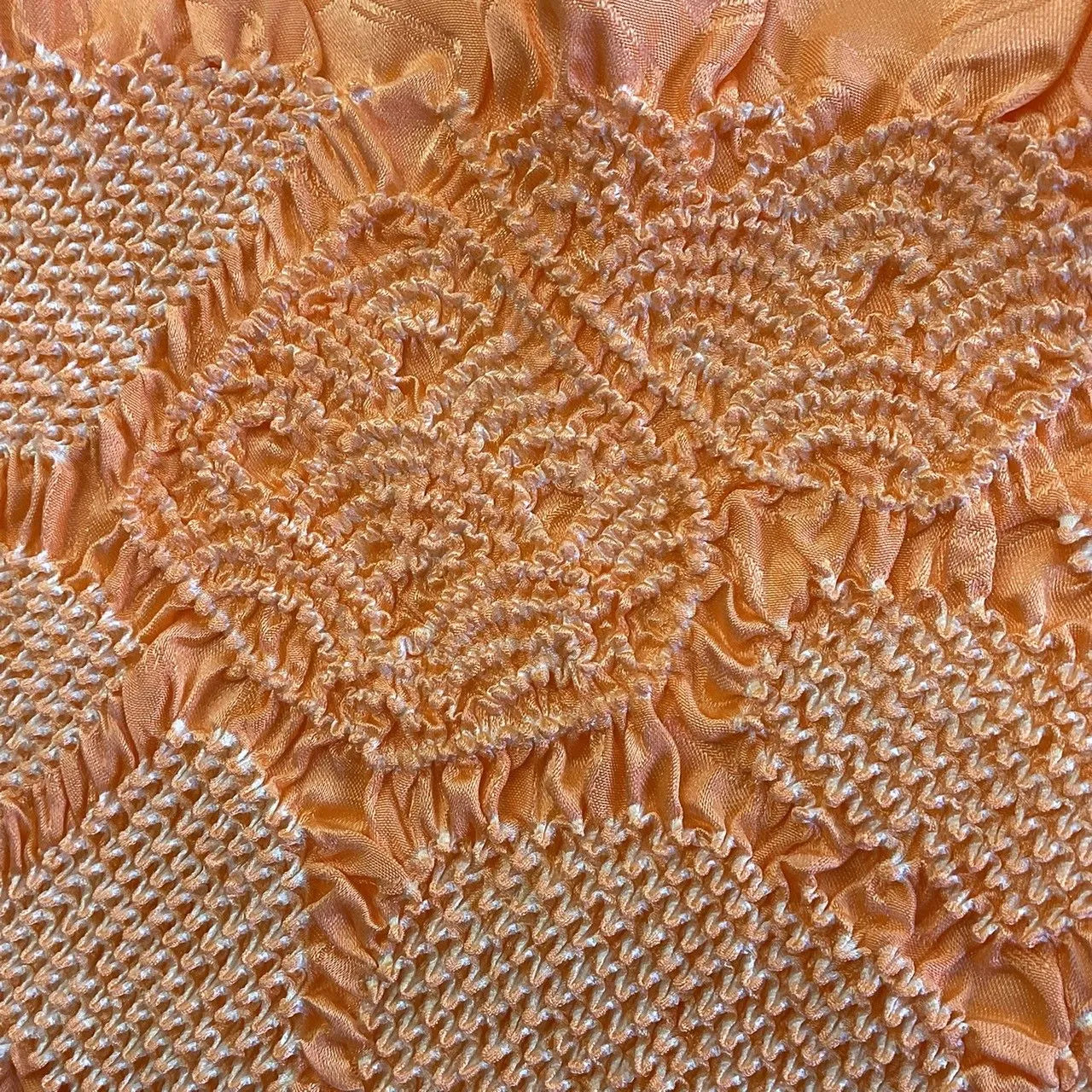 5924# Japanese Kimono Accessory Obiage and Obijime 2-piece Set Silk Shibori