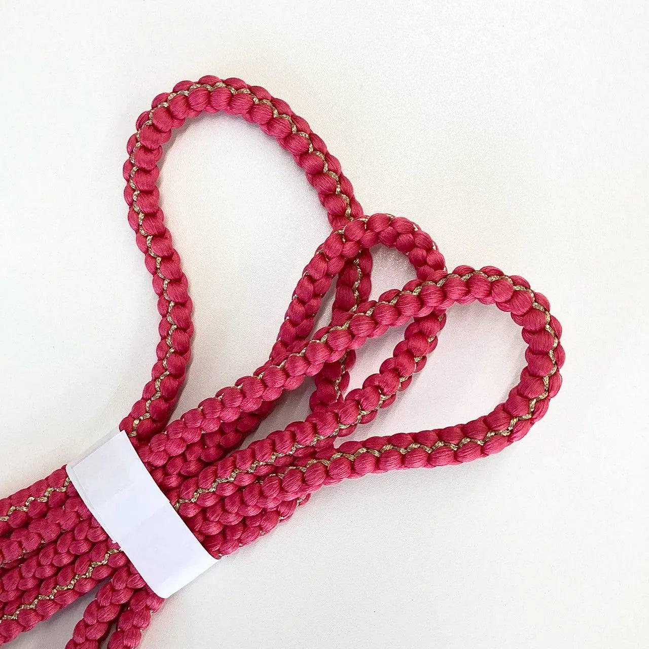 5925# Japanese Kimono Accessory Obiage and Obijime 2-piece Set Silk Shibori