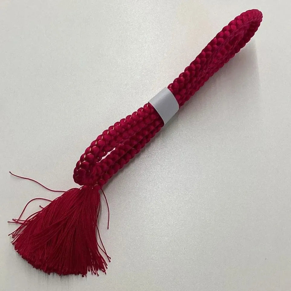 5920# Japanese Kimono Accessory Obiage and Obijime 2-piece Set Silk Shibori