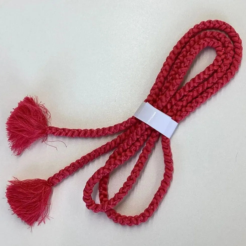 5921# Japanese Kimono Accessory Obiage and Obijime 2-piece Set Silk Shibori