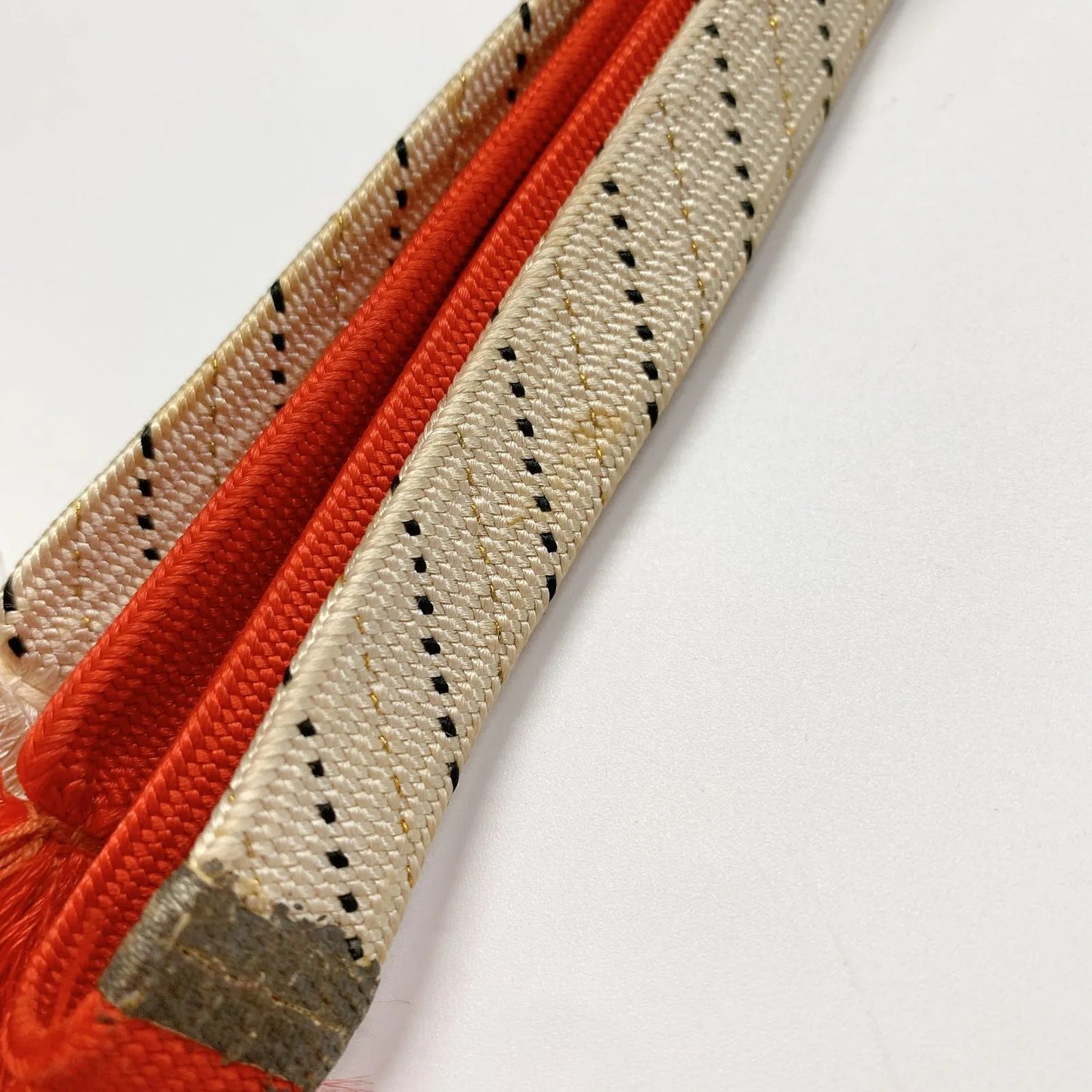 5956# Japanese Kimono Accessory Vintage Obiage and Obijime 2-piece Set Silk