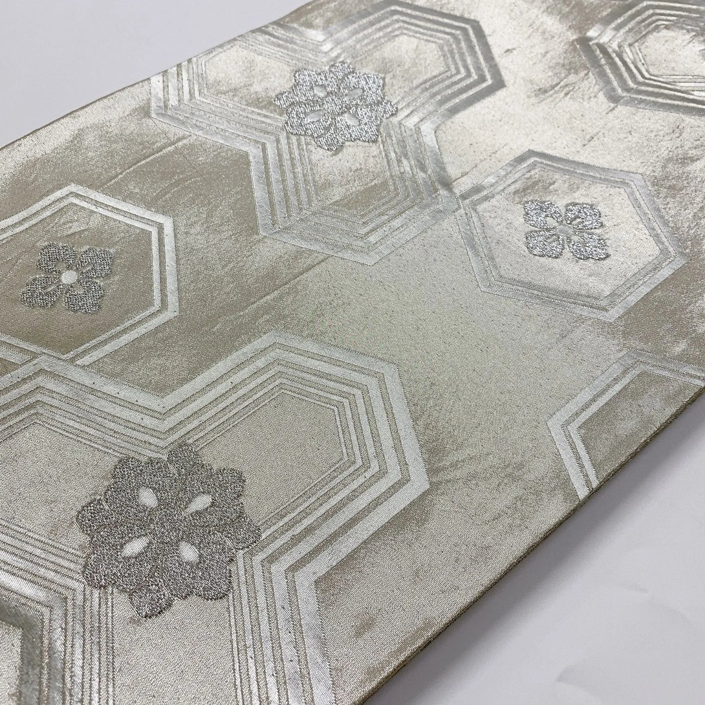 5981# Japanese Vintage Fukuro Obi Belt Kimono Fabric Silk Traditional Untailored