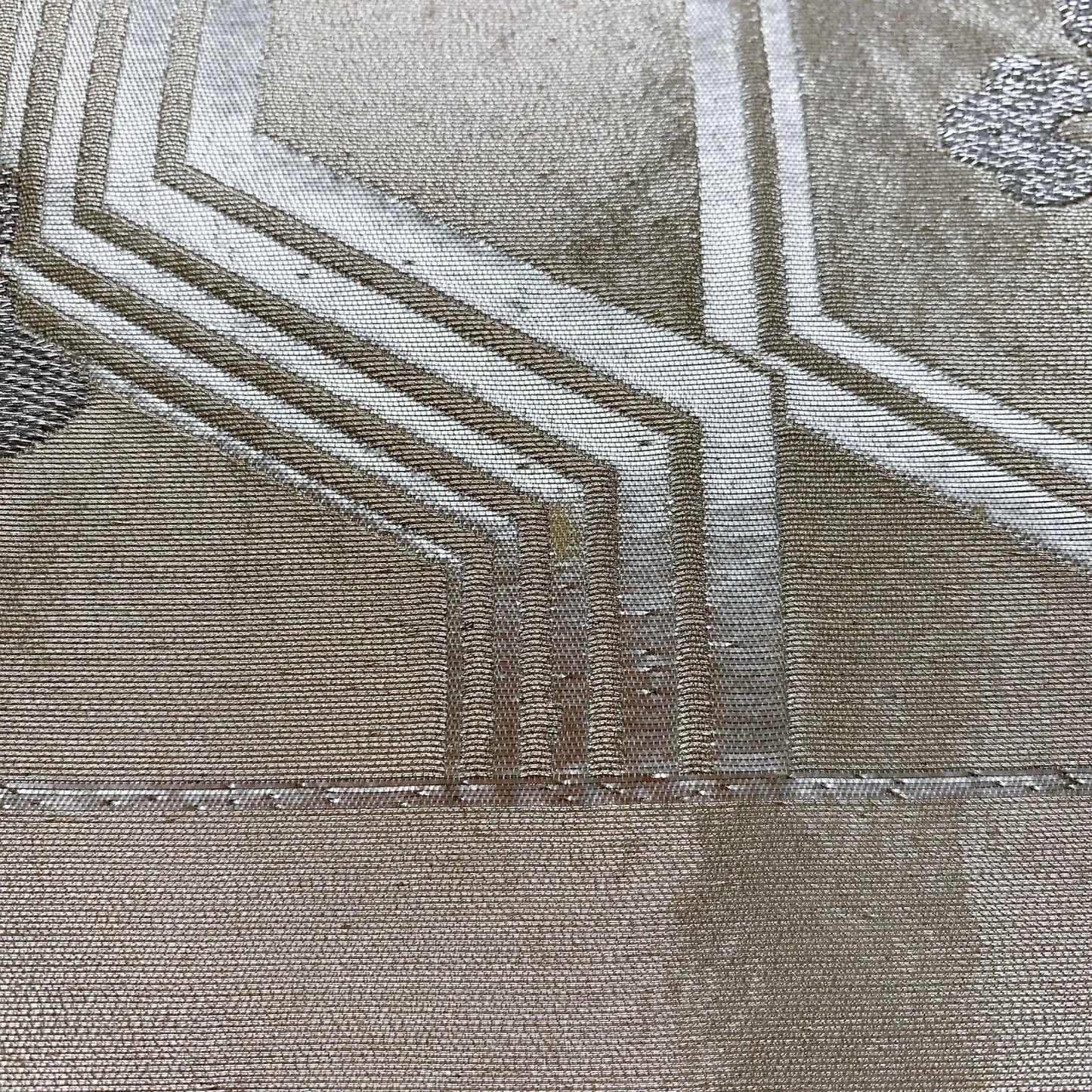 5981# Japanese Vintage Fukuro Obi Belt Kimono Fabric Silk Traditional Untailored