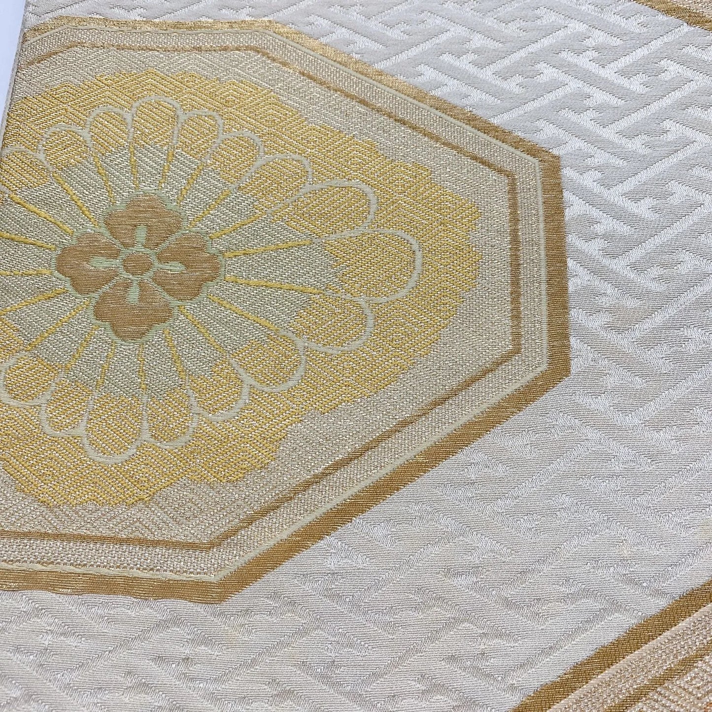 5999# Japanese Vintage Fukuro Obi Belt Kimono Fabric Silk Traditional