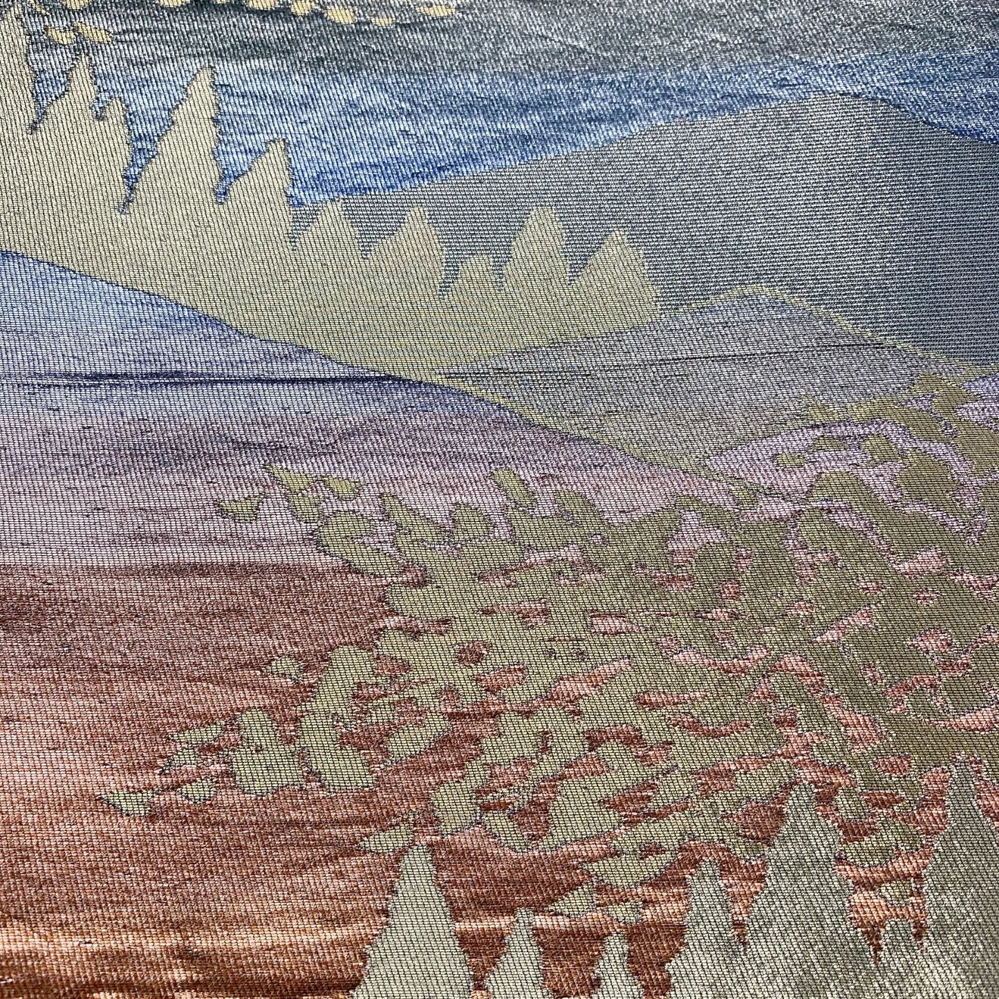 6000# Japanese Vintage Fukuro Obi Belt Kimono Fabric Silk Traditional Untailored