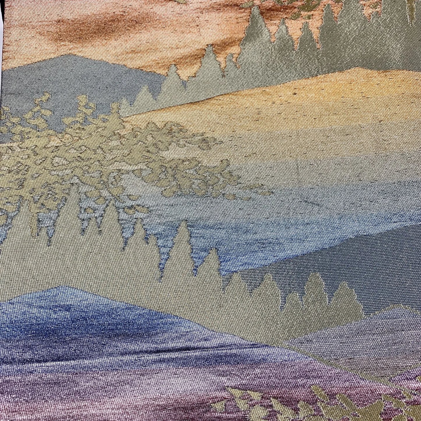 6000# Japanese Vintage Fukuro Obi Belt Kimono Fabric Silk Traditional Untailored