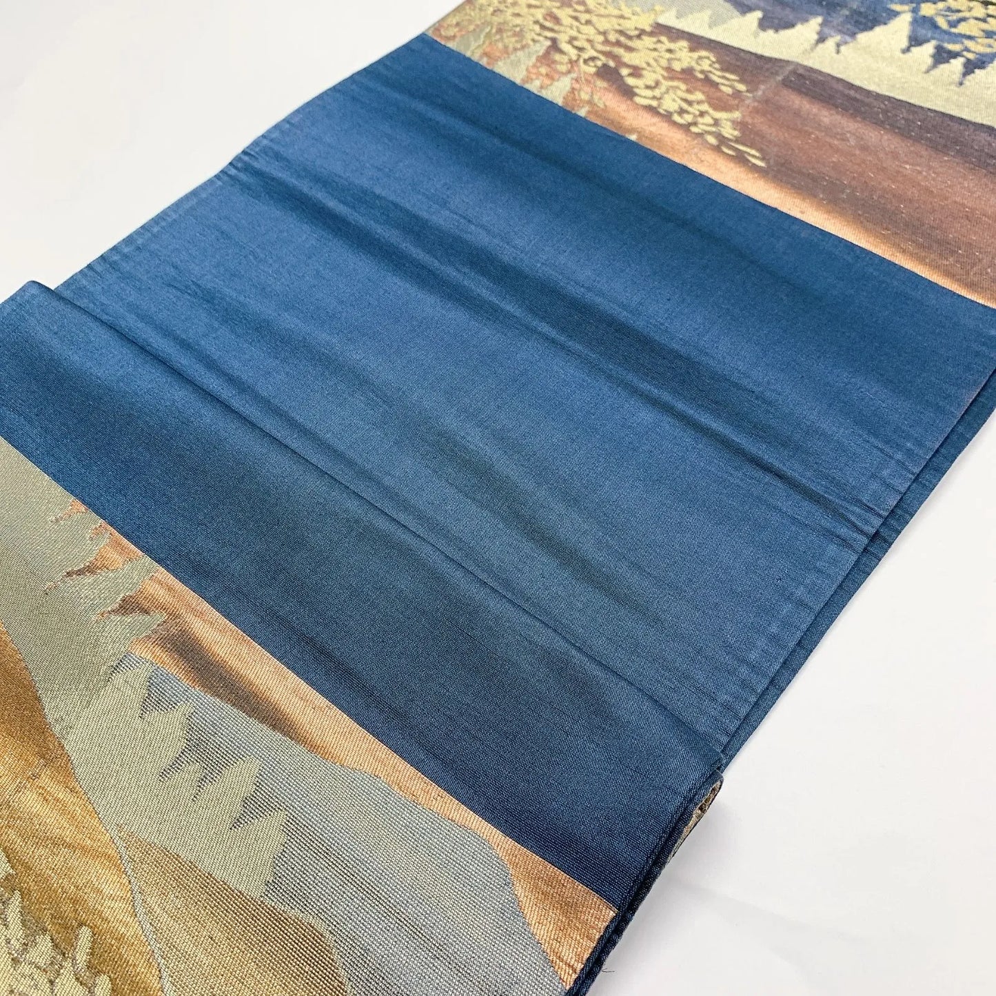 6000# Japanese Vintage Fukuro Obi Belt Kimono Fabric Silk Traditional Untailored