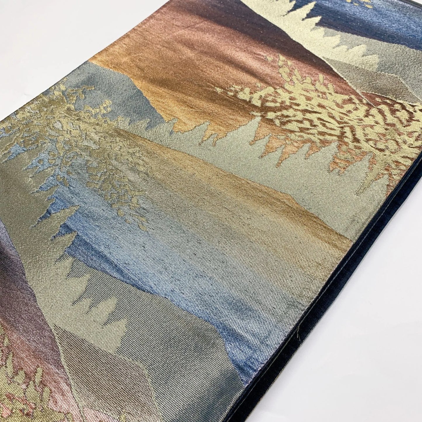 6000# Japanese Vintage Fukuro Obi Belt Kimono Fabric Silk Traditional Untailored