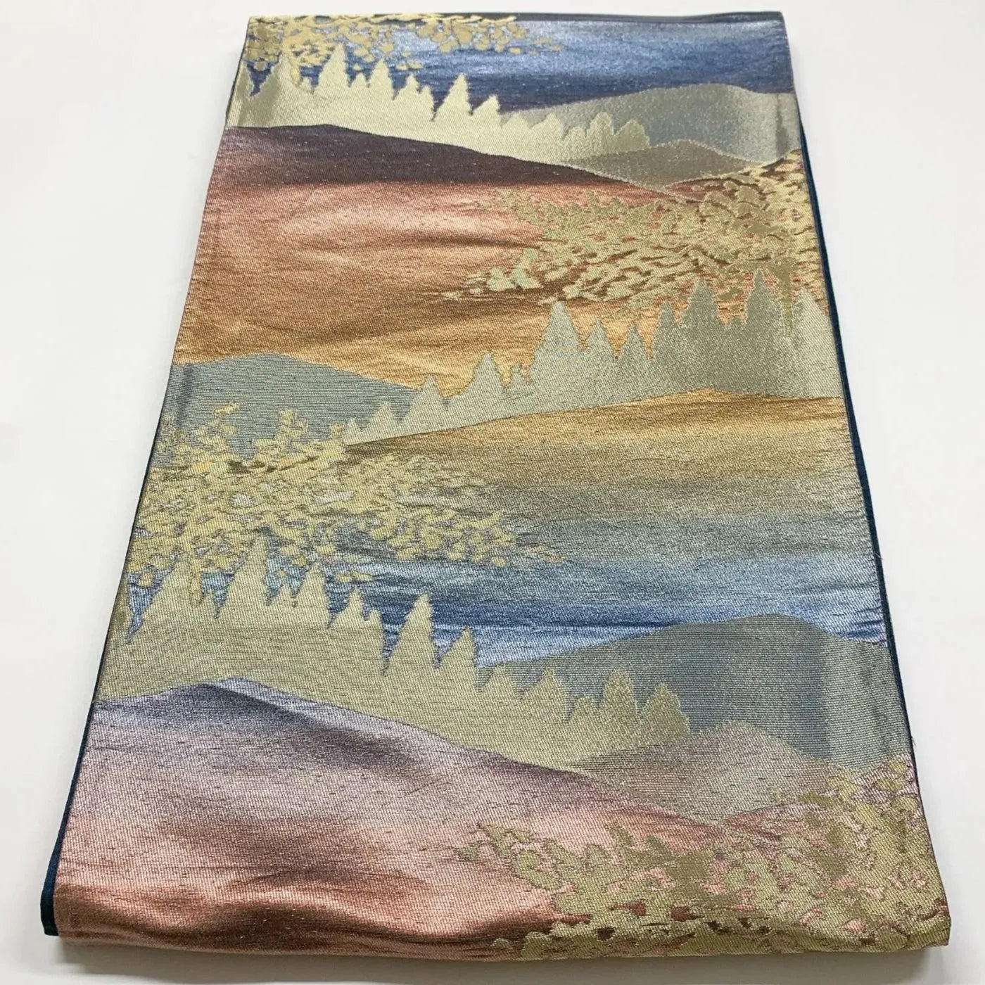 6000# Japanese Vintage Fukuro Obi Belt Kimono Fabric Silk Traditional Untailored