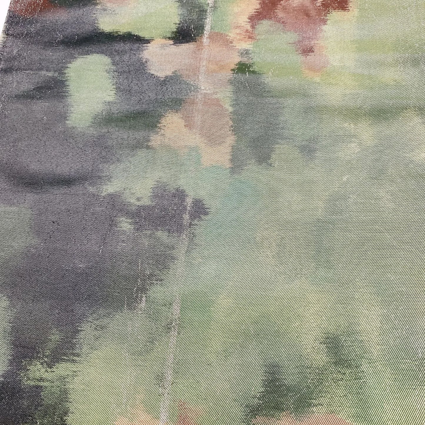 6012# Japanese Vintage Fukuro Obi Belt Kimono Fabric Silk Traditional