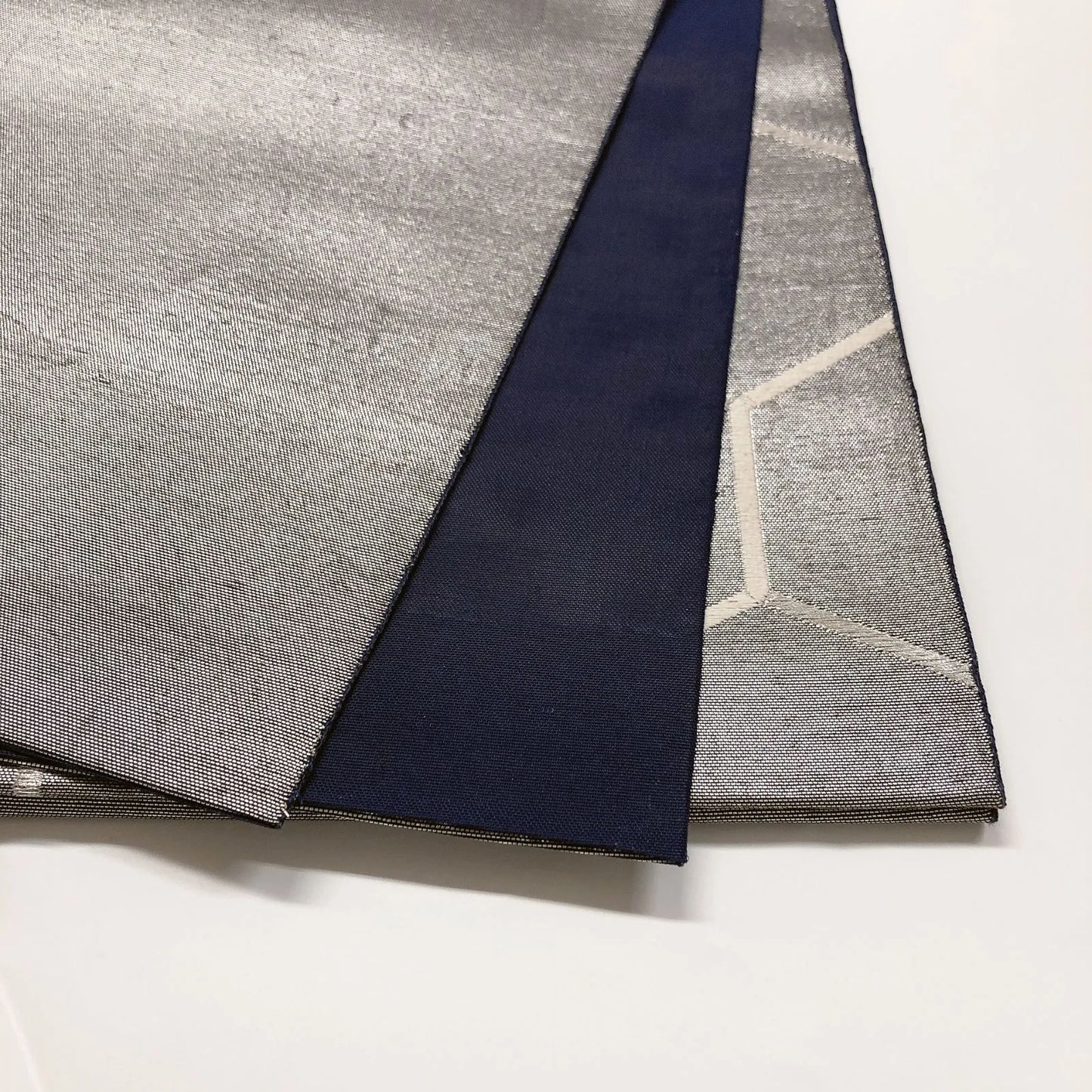 6017# Japanese Vintage Fukuro Obi Belt Kimono Fabric Silk Traditional Summer