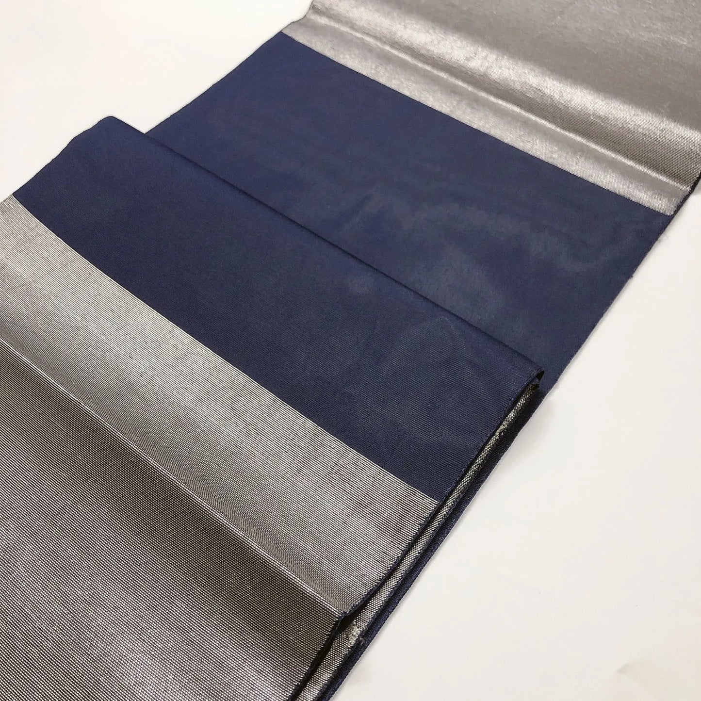 6017# Japanese Vintage Fukuro Obi Belt Kimono Fabric Silk Traditional Summer