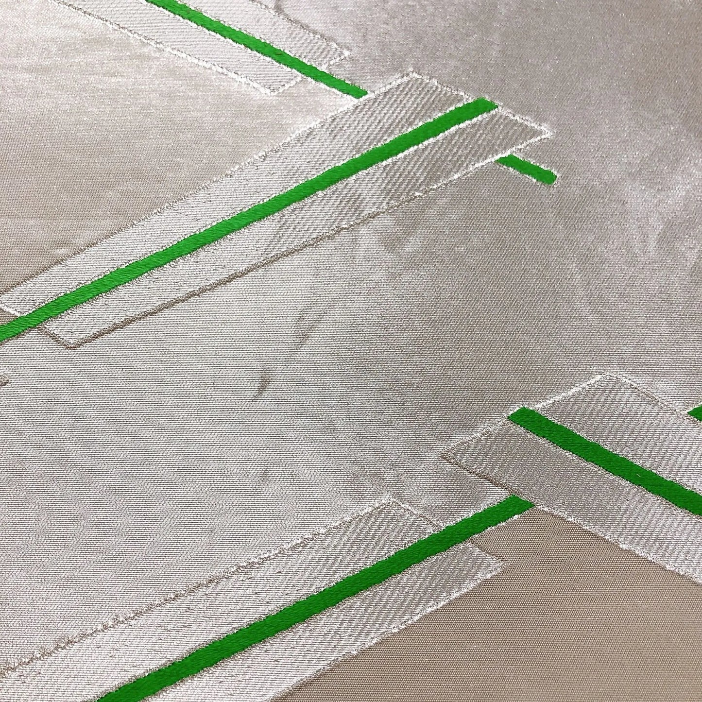 6023# Japanese Vintage Fukuro Obi Belt Kimono Fabric Silk Traditional Untailored