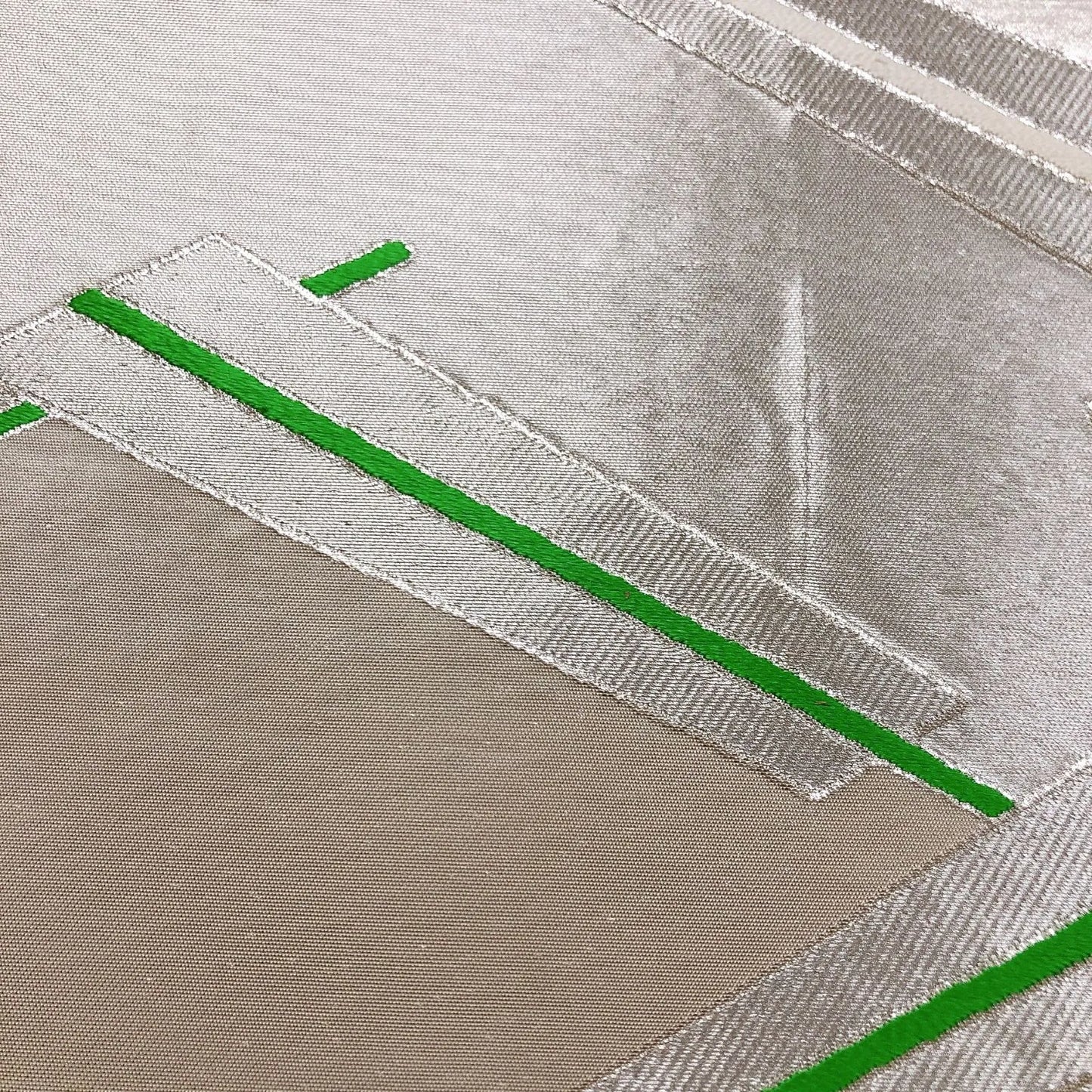 6023# Japanese Vintage Fukuro Obi Belt Kimono Fabric Silk Traditional Untailored