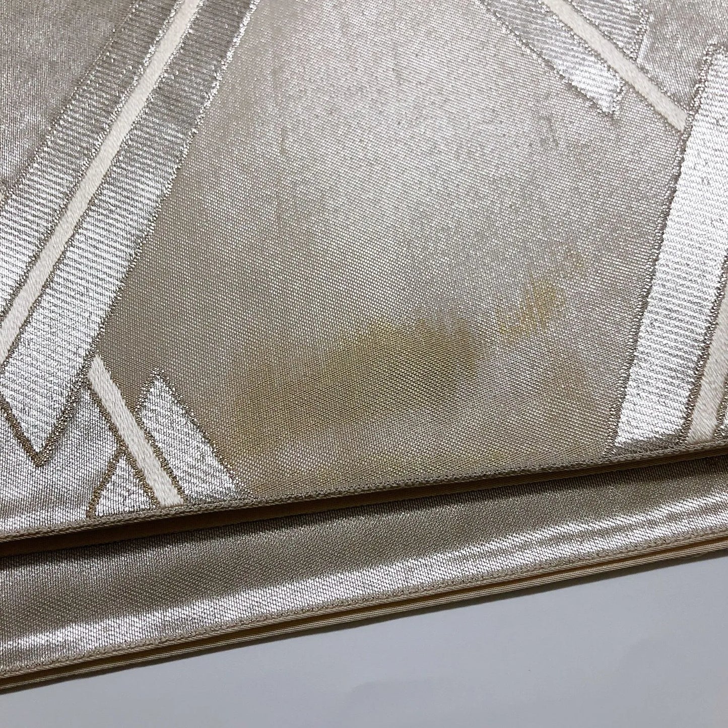 6023# Japanese Vintage Fukuro Obi Belt Kimono Fabric Silk Traditional Untailored