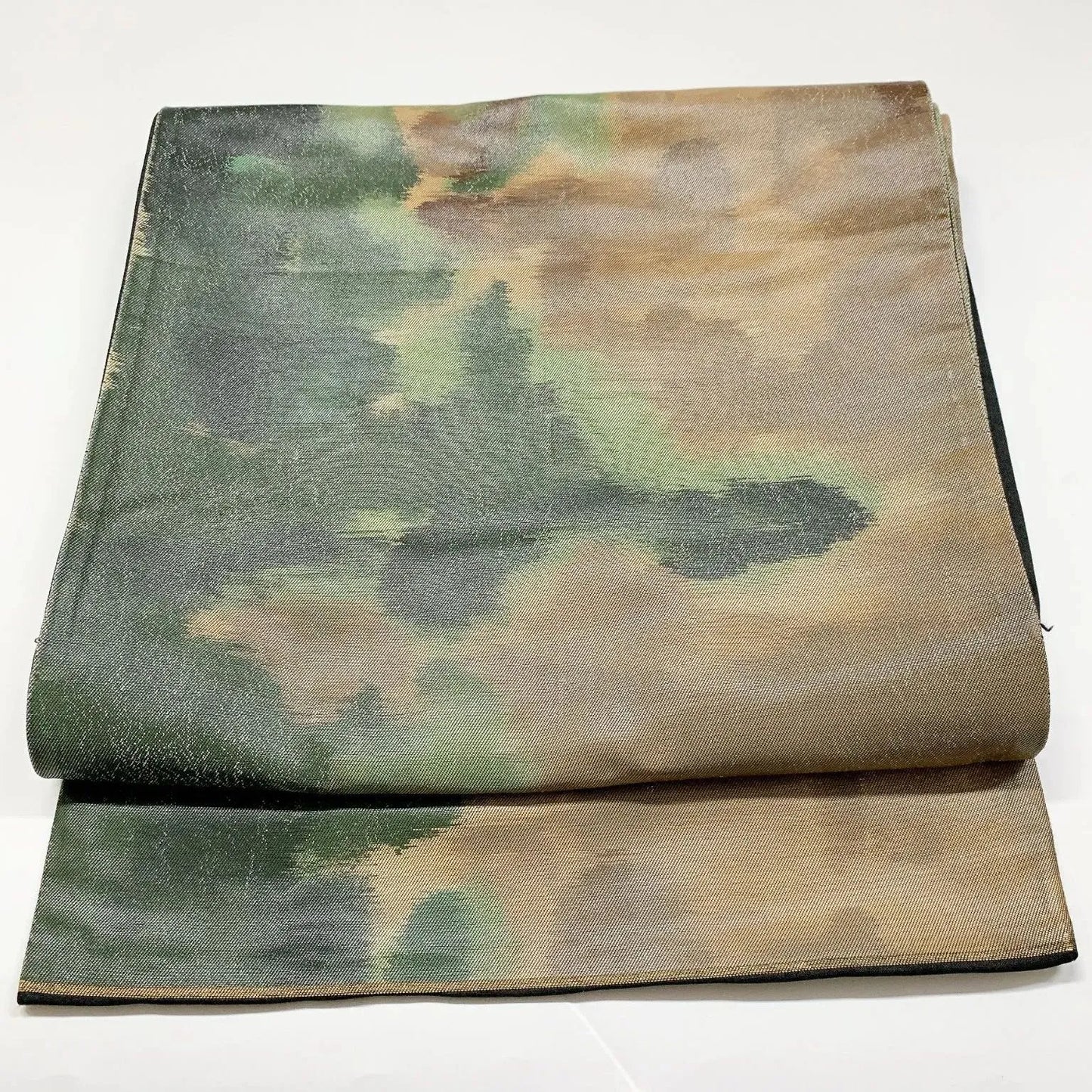 6012# Japanese Vintage Fukuro Obi Belt Kimono Fabric Silk Traditional