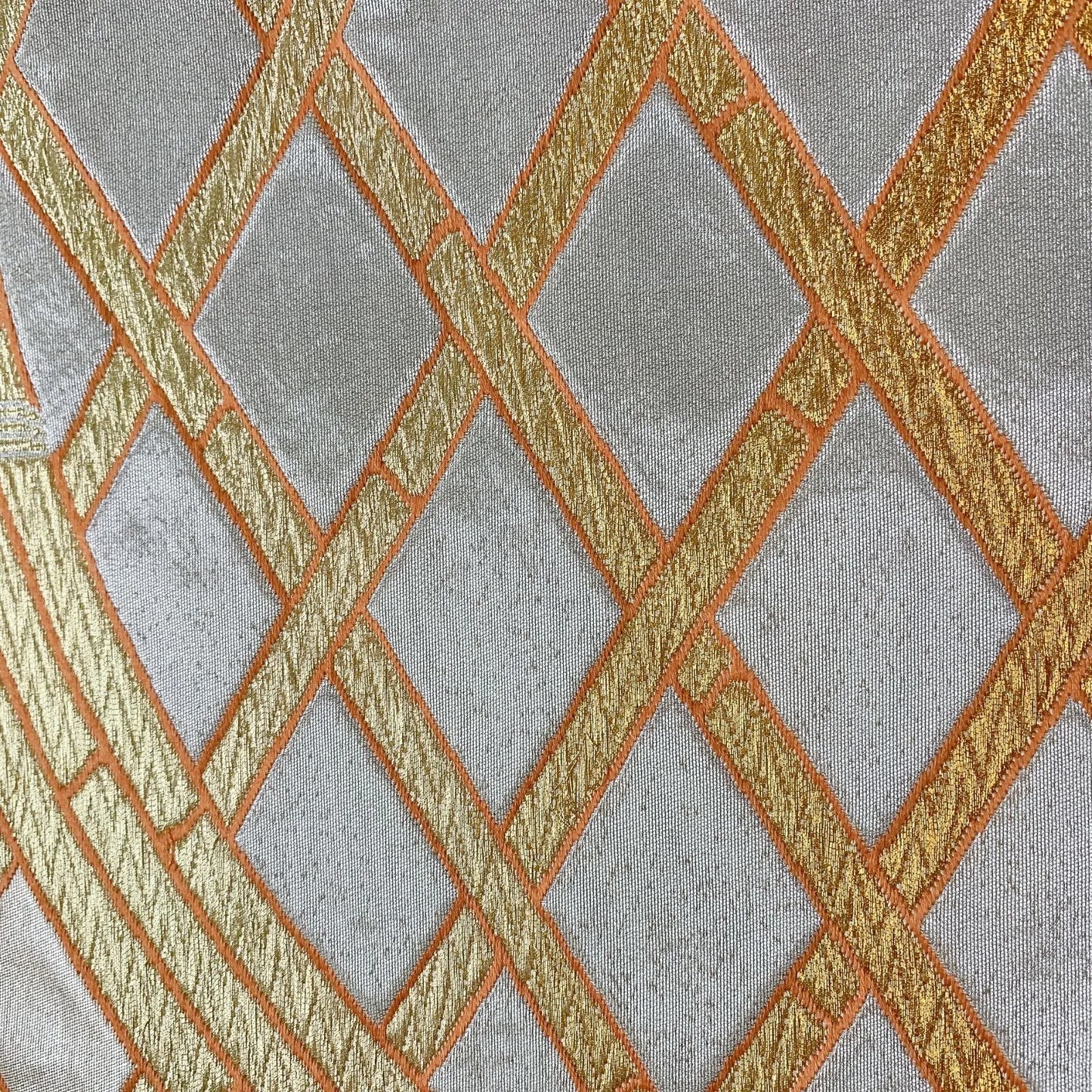 6042# Japanese Vintage Fukuro Obi Belt Kimono Fabric Silk Traditional Untailored