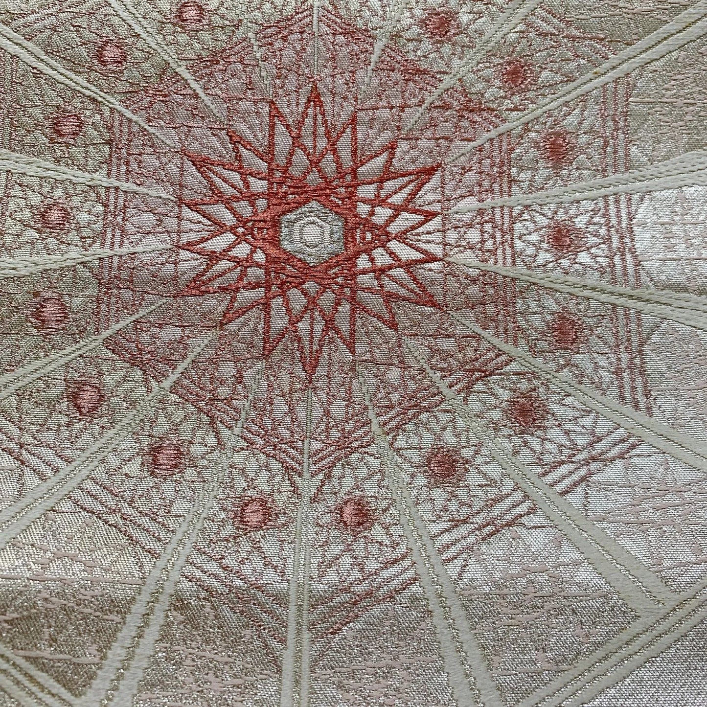 6051# Japanese Vintage Fukuro Obi Belt Kimono Fabric Silk Traditional Untailored