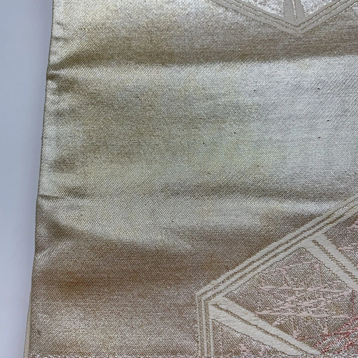 6051# Japanese Vintage Fukuro Obi Belt Kimono Fabric Silk Traditional Untailored