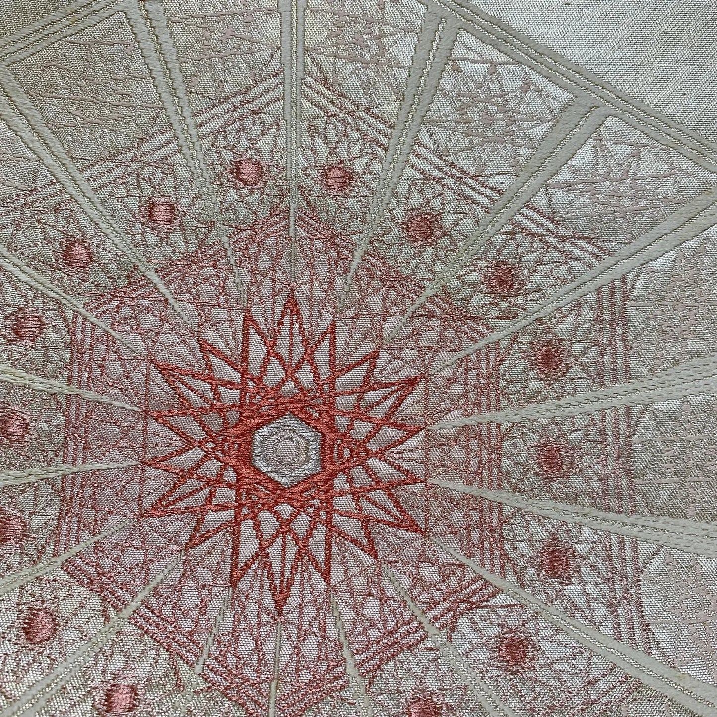 6051# Japanese Vintage Fukuro Obi Belt Kimono Fabric Silk Traditional Untailored