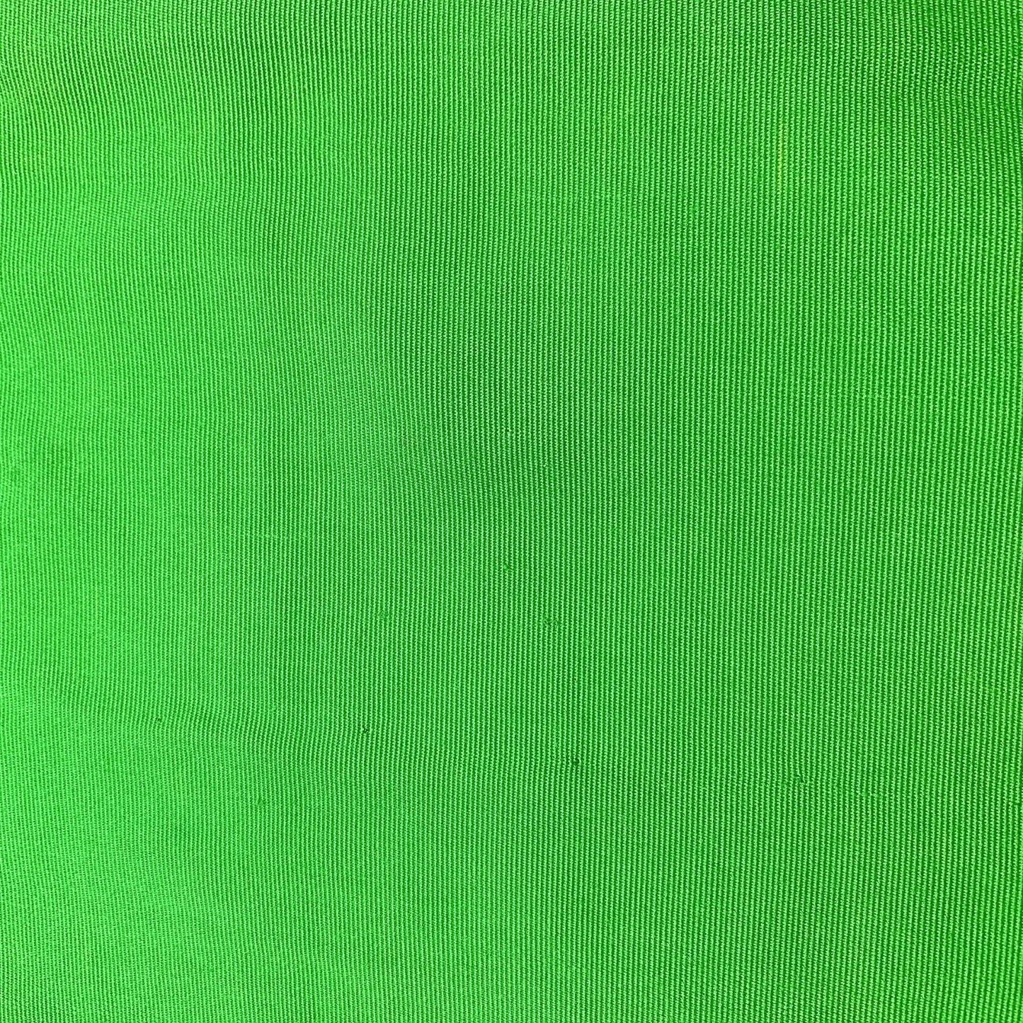 6054# Japanese Vintage Fukuro Obi Belt Kimono Fabric Silk Traditional Green