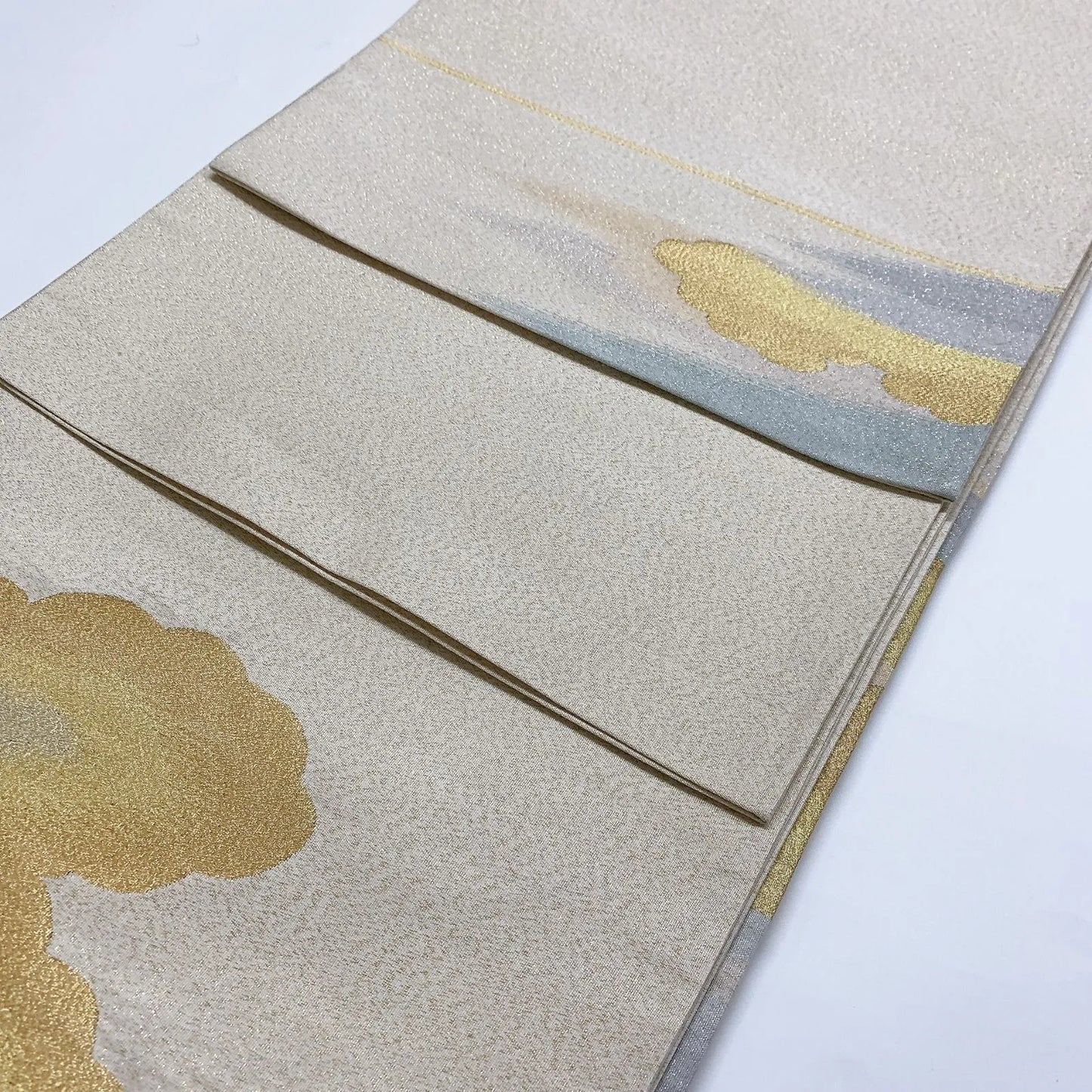 6077# Japanese Vintage Fukuro Obi Belt Kimono Fabric Silk Traditional