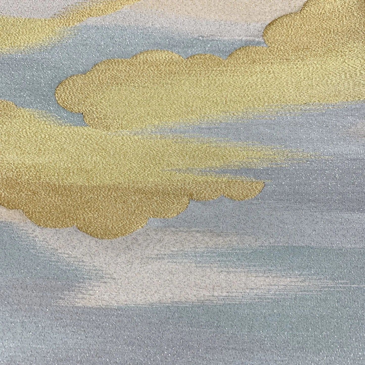 6077# Japanese Vintage Fukuro Obi Belt Kimono Fabric Silk Traditional