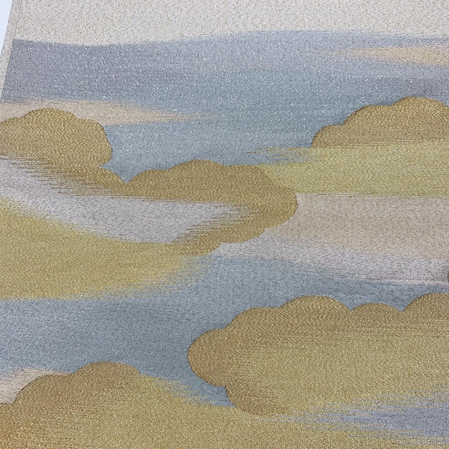 6077# Japanese Vintage Fukuro Obi Belt Kimono Fabric Silk Traditional