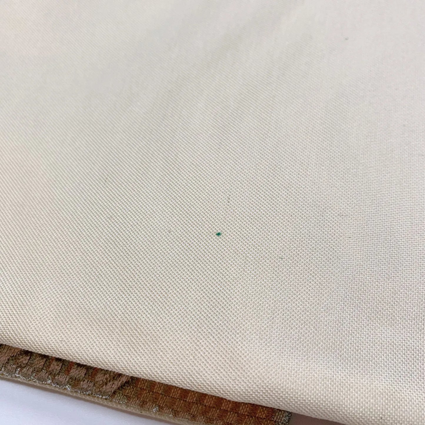 6087# Japanese Vintage Fukuro Obi Belt Kimono Fabric Silk Traditional Silver