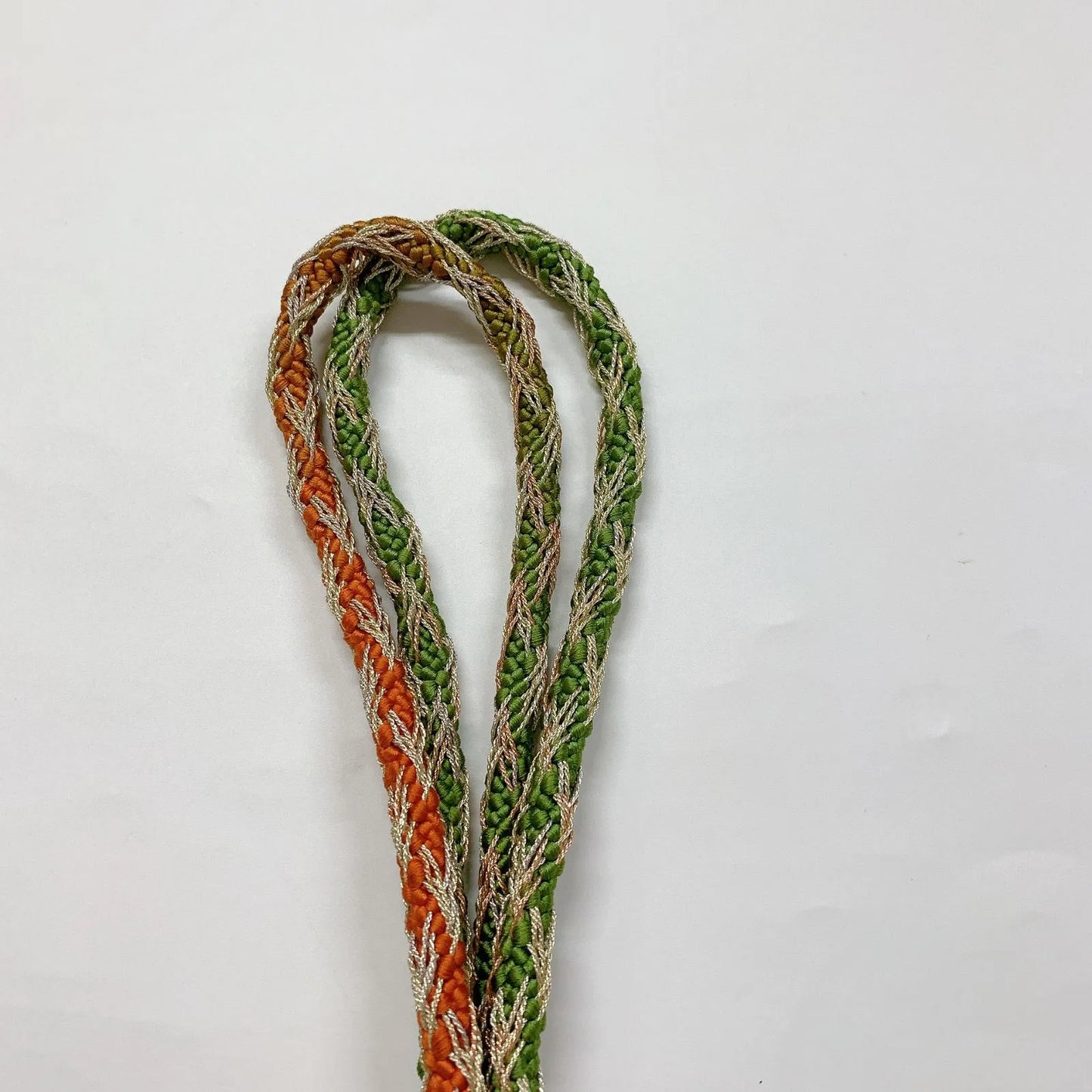 6380# Japanese Kimono Accessory Obiage and Obijime 2-piece Set Silk Shibori