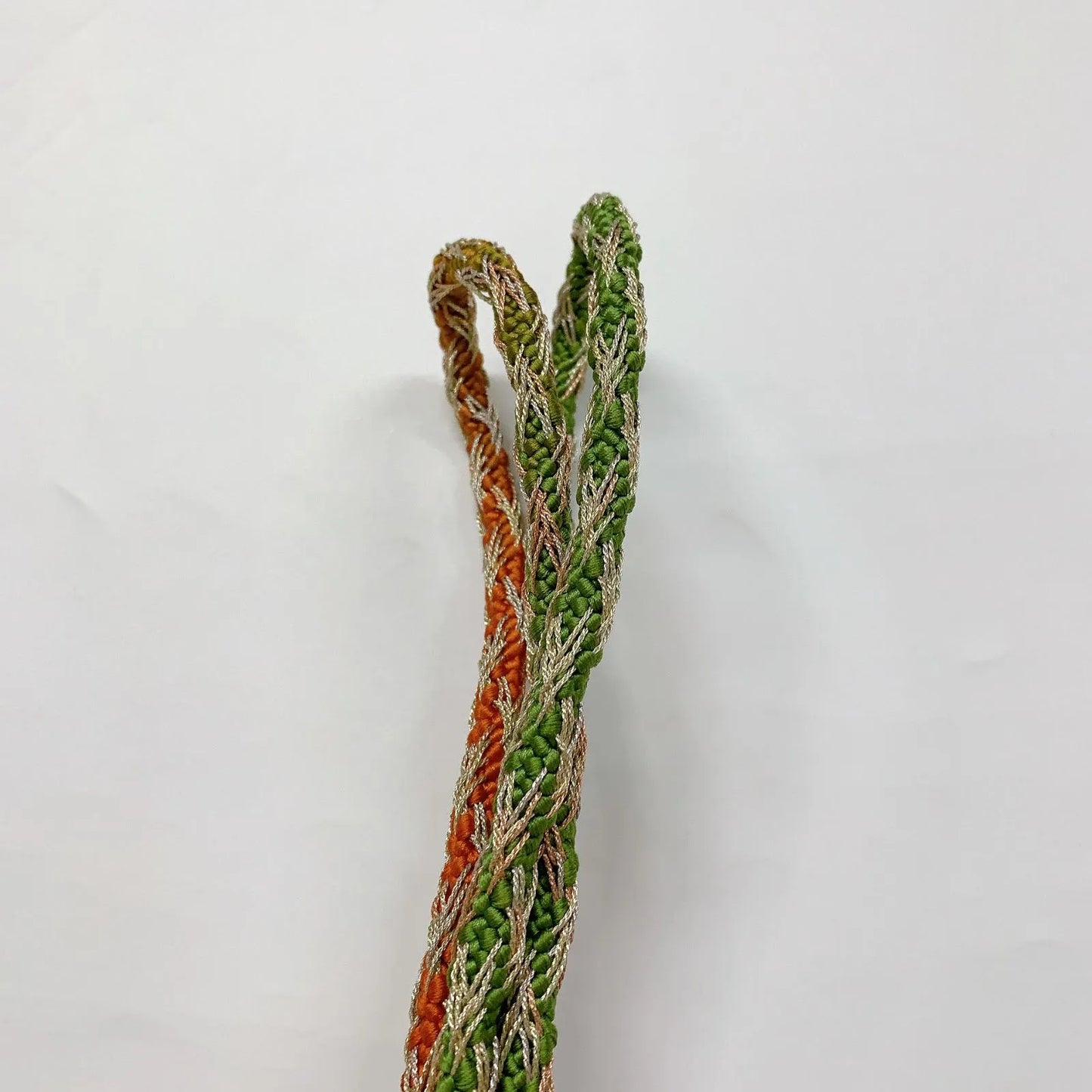 6380# Japanese Kimono Accessory Obiage and Obijime 2-piece Set Silk Shibori