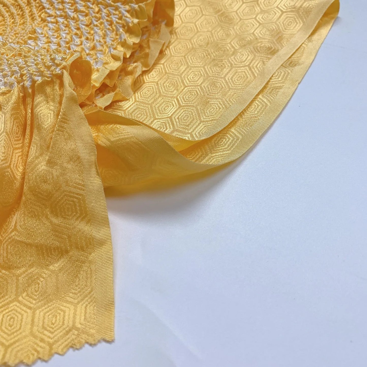 6383# Japanese Kimono Accessory Obiage and Obijime 2-piece Set Silk Shibori